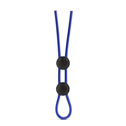 Stay Hard Silicone Double Loop (Blue) – Adjustable Cock Ring > Cock Ring > Adjustable