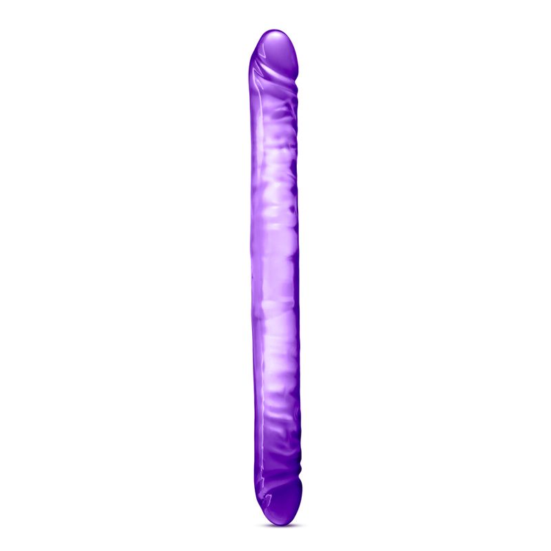 B Yours Double Dildo Purple 18in > Realistic Dildos and Vibes > Double Dildos