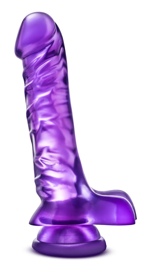 B Yours Basic 8 Purple Realistic 9 Inch Dildo with Suction Cup DONGS