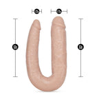 Dr. Skin Dr. Double – Soft U-Shaped Double Penetration Dildo > Dildos > Double Dildos