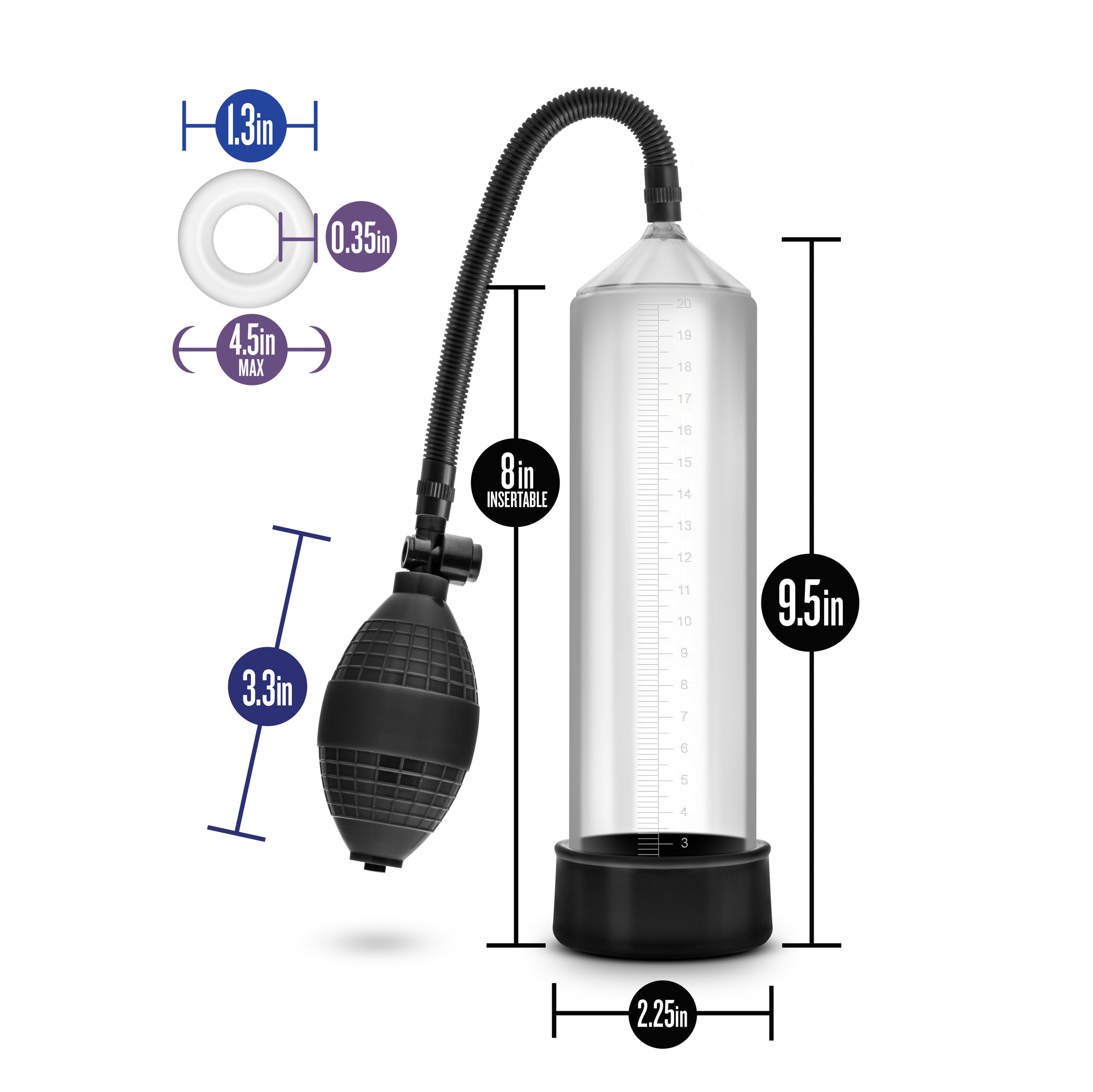 Performance VX101 Male Enhancement Pump Clear > Pumps > Penis Pumps
