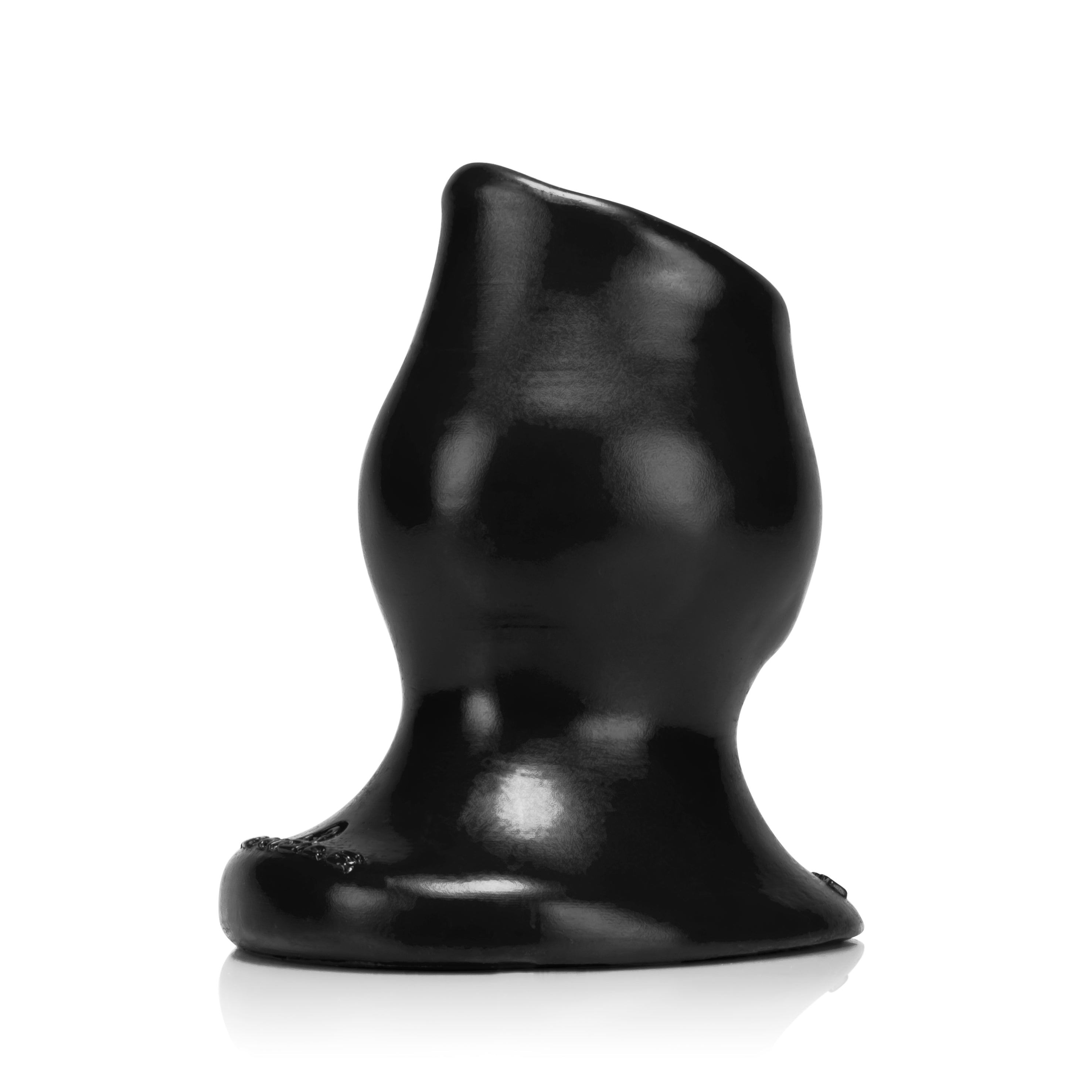 Pighole 3 Hollow Plug Large Black Butt Plugs - Hollow
