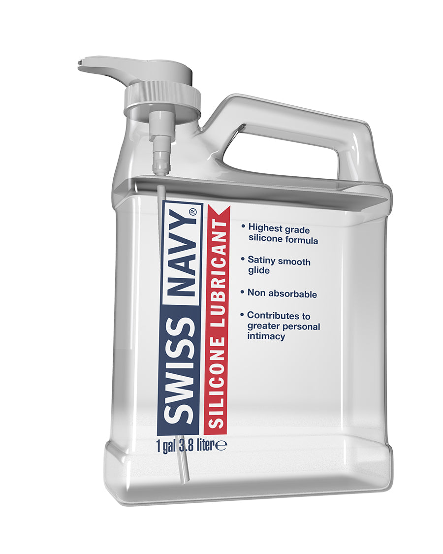 Swiss Navy Silicone Lubricant 1 Gallon 3.8 Liters Long Lasting Glide > Lube > Silicone