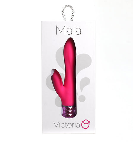 Maia Victoria 15.2 Centimeter USB Rechargeable Rabbit Vibrator VIBRATORS-RABBIT