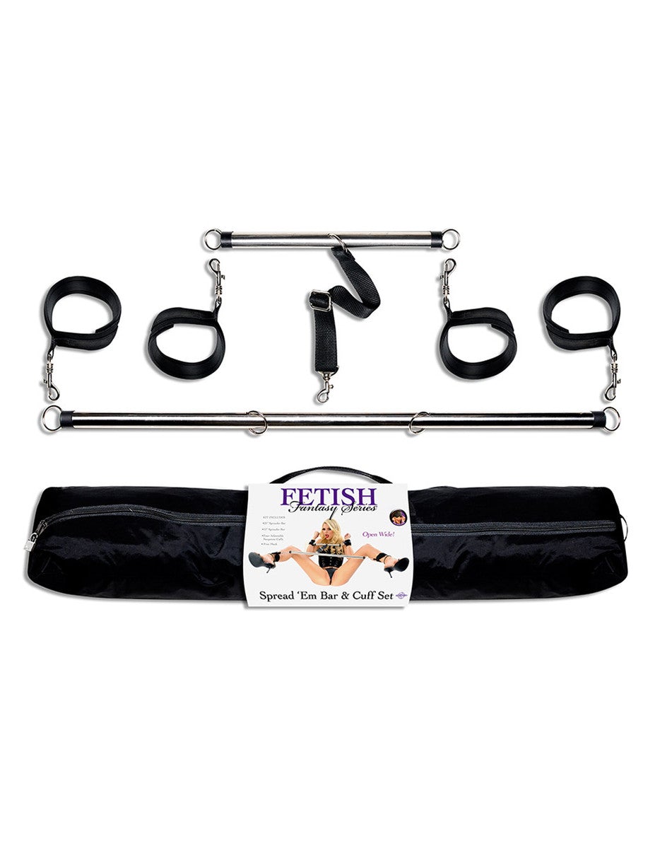 Fetish Fantasy Spread Em Bar and Cuff Set – Restraint Kit > Bondage Gear > Bondage Kits Main image