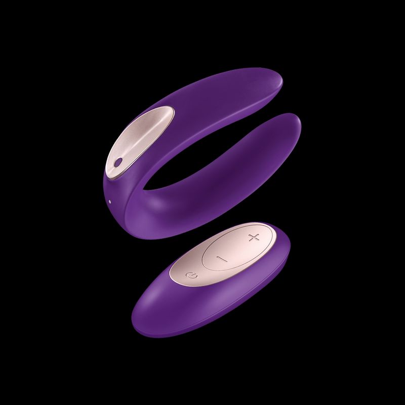 Satisfyer Partner Double Plus – Remote-Controlled Silicone Couples Vibrator Purple > Sex Toys > Couples Toys