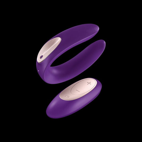 Satisfyer Partner Double Plus – Remote-Controlled Silicone Couples Vibrator Purple > Sex Toys > Couples Toys