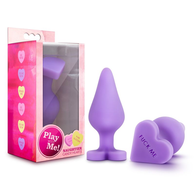 Naughtier Candy Heart Butt Plug – Heart-Shaped Intermediate Size Anal Toy (4 Inch) > Anal Range > Butt Plugs