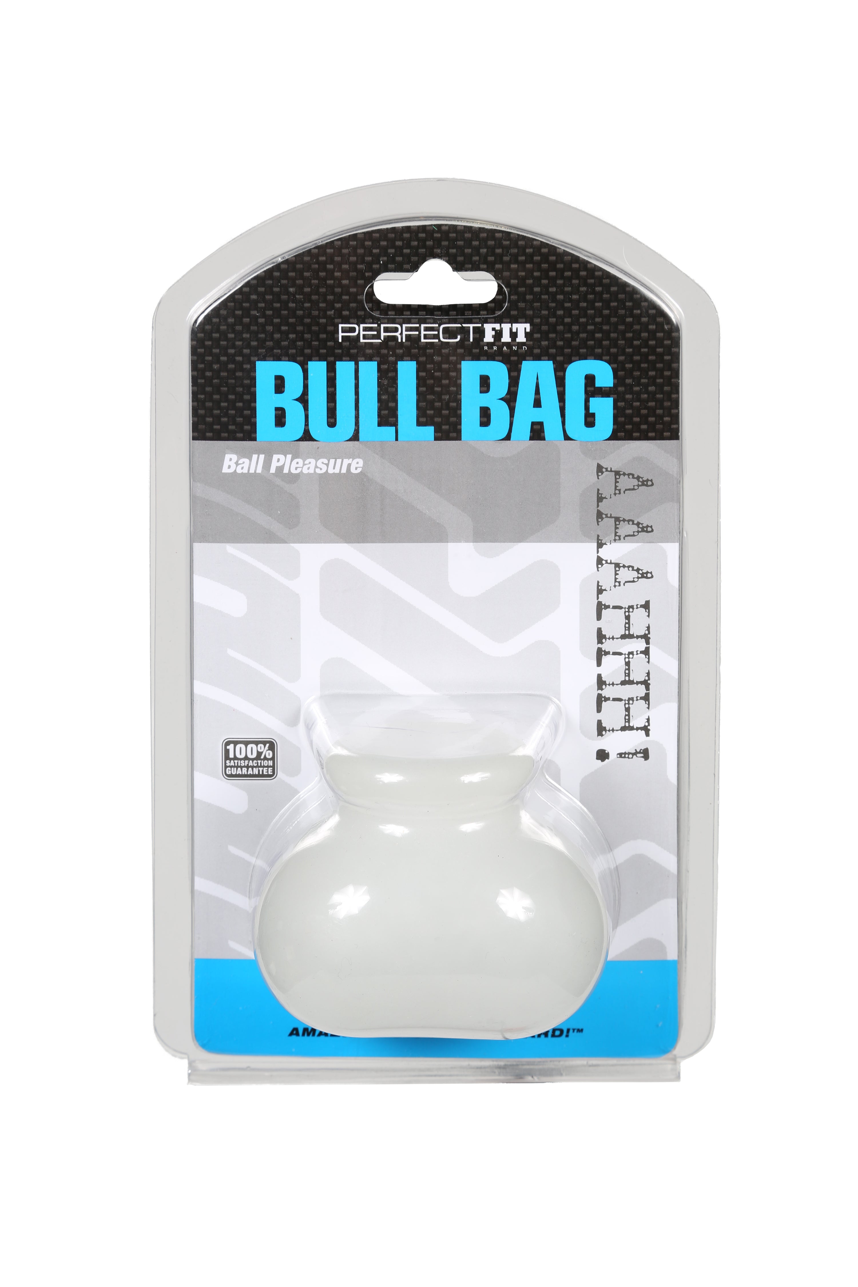 Bull Bag Clear Scrotum Stretcher and Weight Toy Ball Stretcher