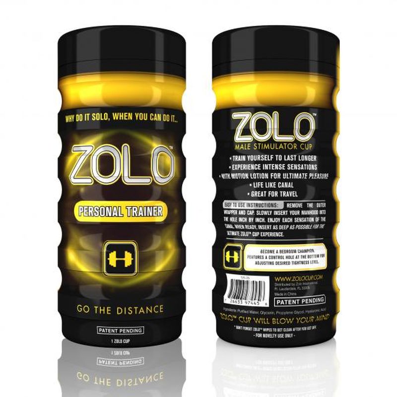 Zolo Personal Trainer Masturbator Cup With Suction Control Strokers - Manual