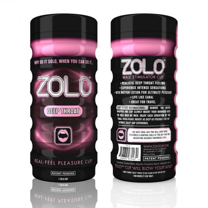Zolo Deep Throat Cup – Ergonomic Masturbator with Adjustable Suction > Sex Toys For Men > Masturbators Cup