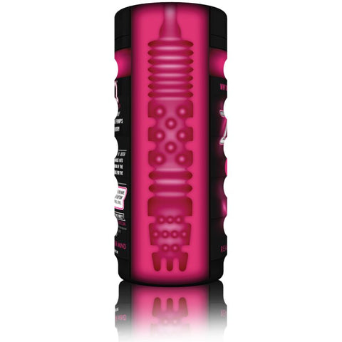 Zolo Girlfriend Masturbator Cup Cerise Ergonomic Design Strokers - Manual