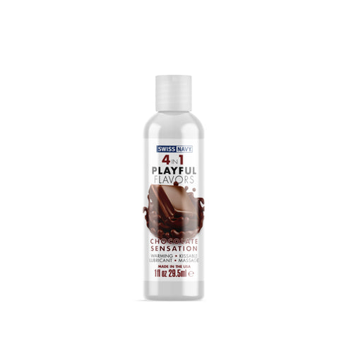 Playful Flavours 4 In 1 Chocolate Sensation 1oz/29.5ml Default Title Flavoured Lube