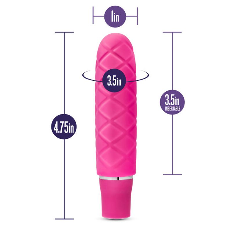 Luxe Cozi Mini Fuchia - Compact Vibrating Silicone Toy > Vibrators > Standard Vibrators