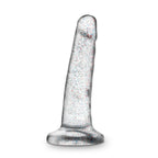 Naturally Yours Glitter Dong Clear 5.5 Inch Dildo > Dildos > Slim Dildos