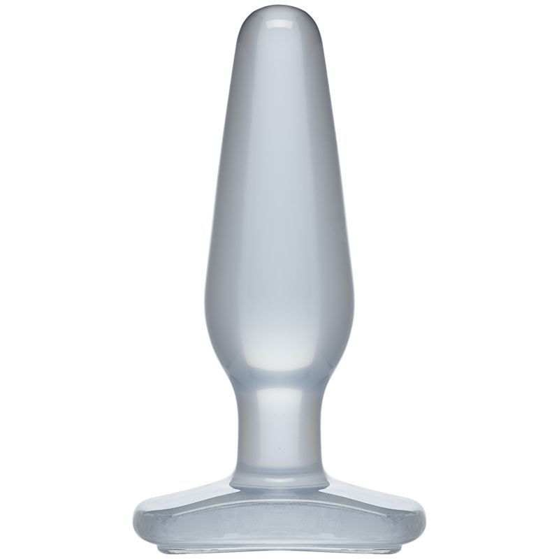Crystal Jellies Medium Butt Plug Clear Butt Plugs