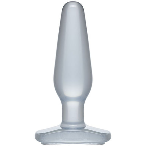 Crystal Jellies Medium Butt Plug Clear Butt Plugs