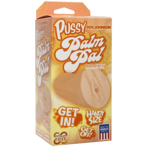 Palm Pal Ultraskyn Pussy Masturbator White Strokers - Manual
