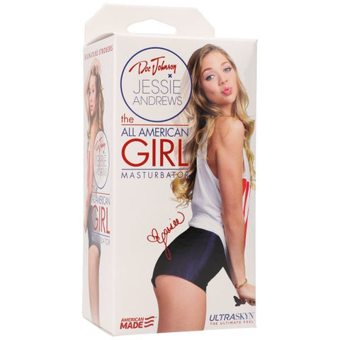 Jessie Andrews Ultraskyn All American Girl Masturbator Vanilla Beige Strokers - Celebrity