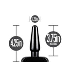 Blush Basic Small Anal Plug Tapered Silicone Small Size Anal Toy > Anal Range > Butt Plugs