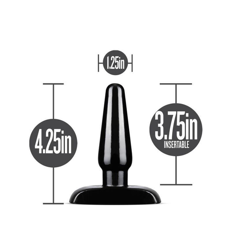 Blush Basic Small Anal Plug 4.25 Inch Tapered Silicone Small Size Anal Toy > Anal Range > Butt Plugs