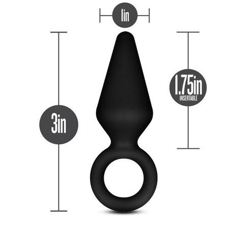 Anal Adventures Platinum Silicone Anal Loop Plug Small – Silicone Small Butt Plug > Anal Range > Butt Plugs