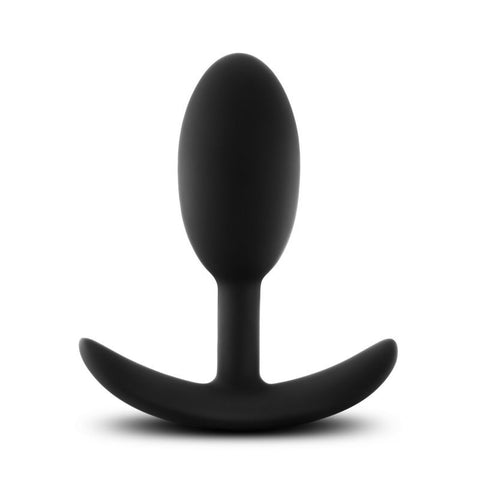Anal Adventures Platinum Silicone Vibra Slim Plug Medium Butt Plugs - Vibrating