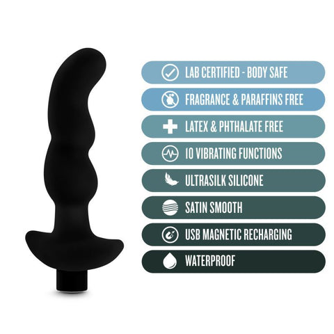 Anal Adventures Platinum Silicone Prostate Massager – Premium Silicone Prostate Massager > Anal Range > Prostate Plugs