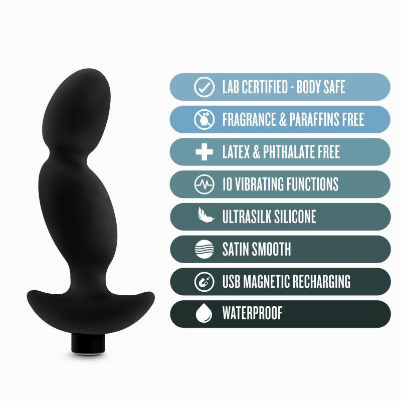 Anal Adventures Vibrating Silicone Prostate Massager 04 > Anal Range > Prostate Plugs