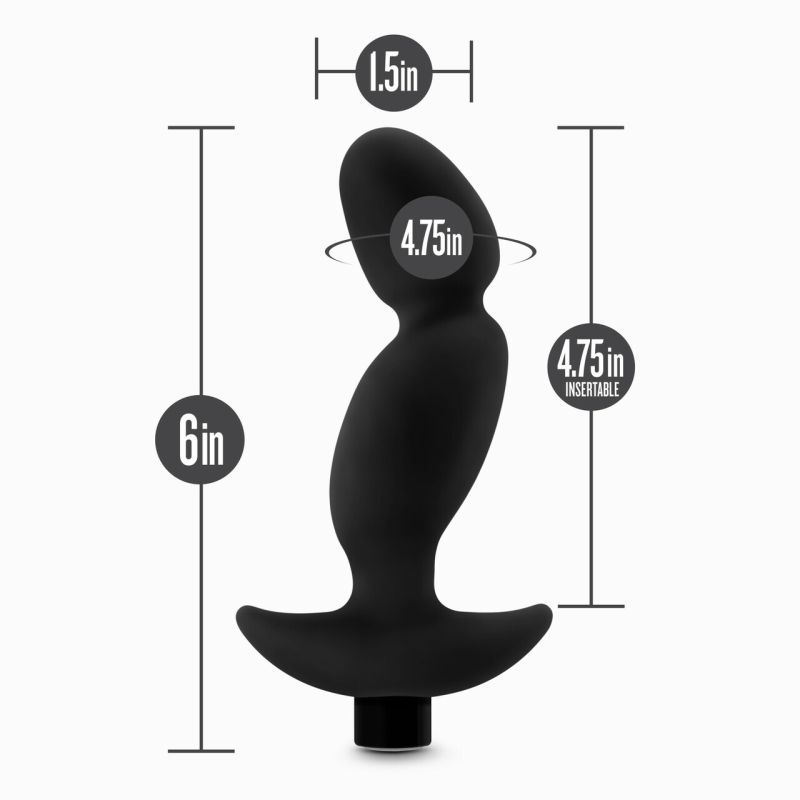 Anal Adventures Vibrating Silicone Prostate Massager > Anal Range > Prostate Plugs
