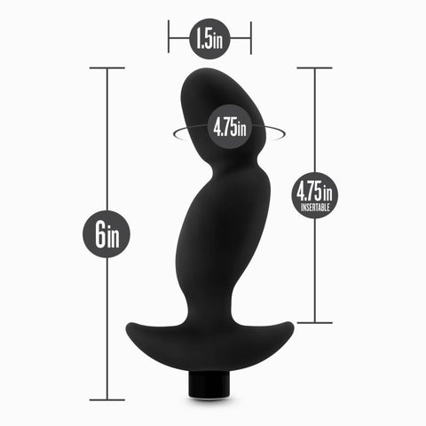 Anal Adventures Vibrating Silicone Prostate Massager 04 > Anal Range > Prostate Plugs