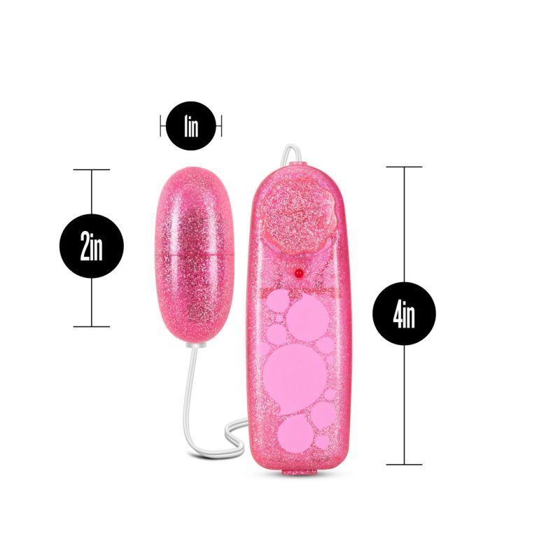 B Yours Glitter Power Bullet Pink - Compact Multi-Speed Vibrator BULLETS