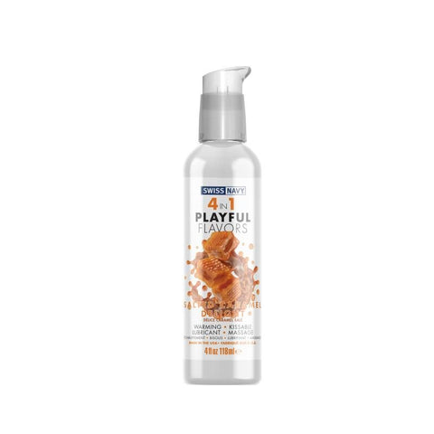 Playful Flavours 4 In 1 Salted Caramel Delight 4oz/118ml Default Title Flavoured Lube