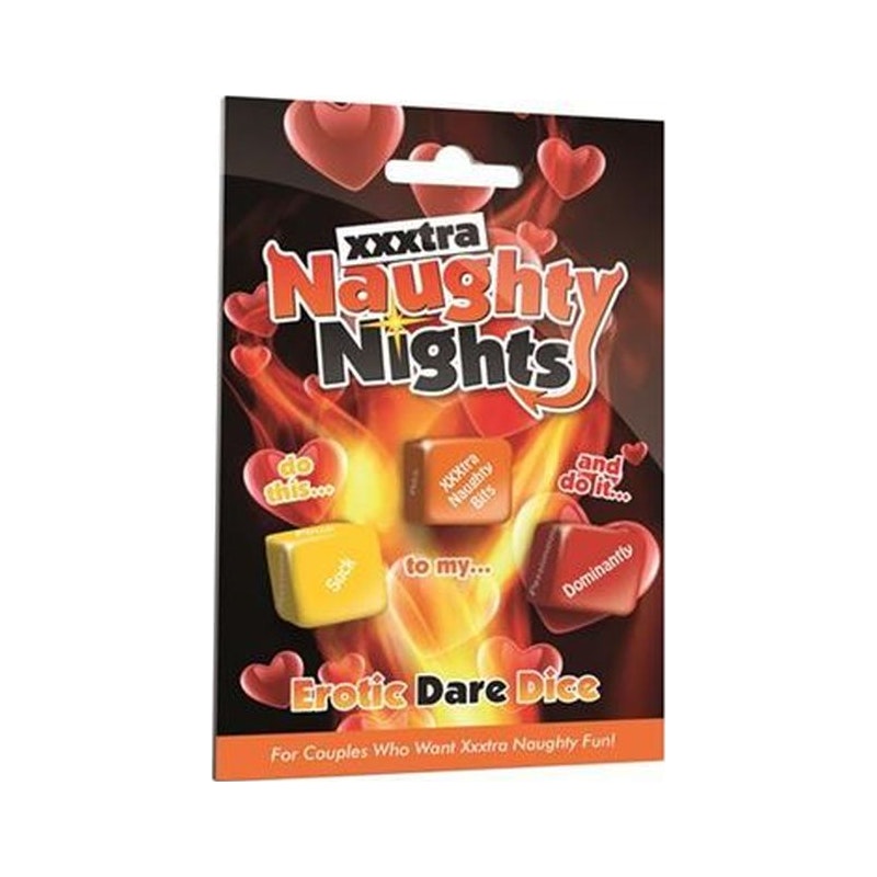 XXXtra Naughty Nights Dice - 3 Erotic Dare Dice Set Games