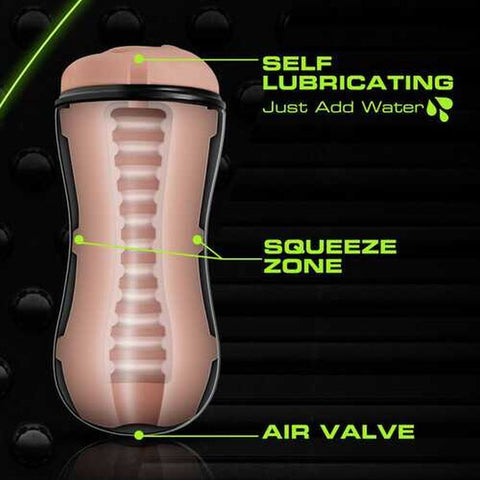 M for Men Soft and Wet Self Lubricating Stroker Cup Vanilla Strokers - Cup|Egg