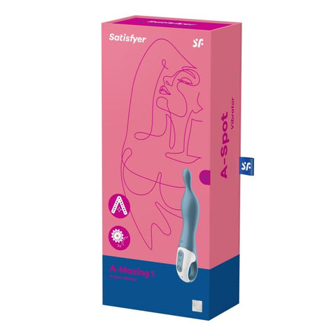 A-mazing 1 Vibrator Blue for Precise A-Spot Stimulation > Sex Toys For Ladies > G-Spot Vibrators