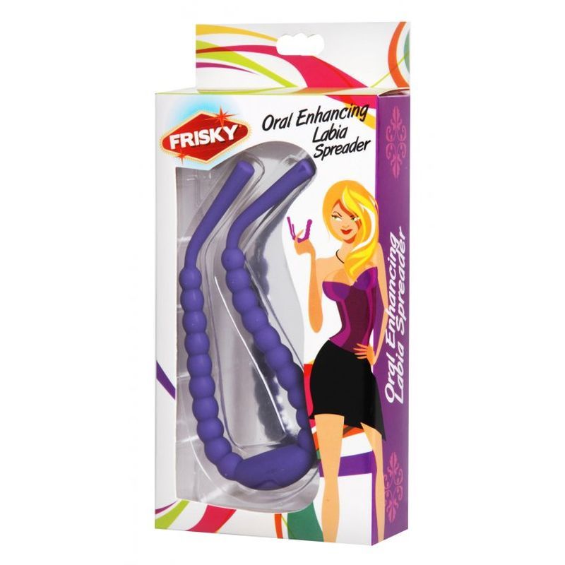 Oral Enhancing Hands Free Labia Spreader in Pink Medical Themed
