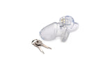 Clear Captor Chastity Cage Large