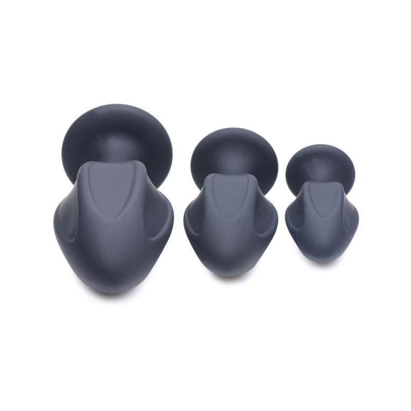 Triple Juicers Silicone Anal Plug Set in Black > Anal Range > Butt Plug Kits