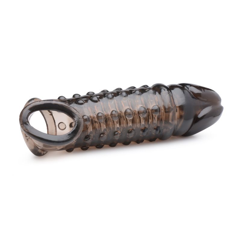 Penis Enhancer Sleeve 1.5 Inch Smoke – Extra Length and Girth Sleeve > Sex Toys For Men > Penis Sleeves
