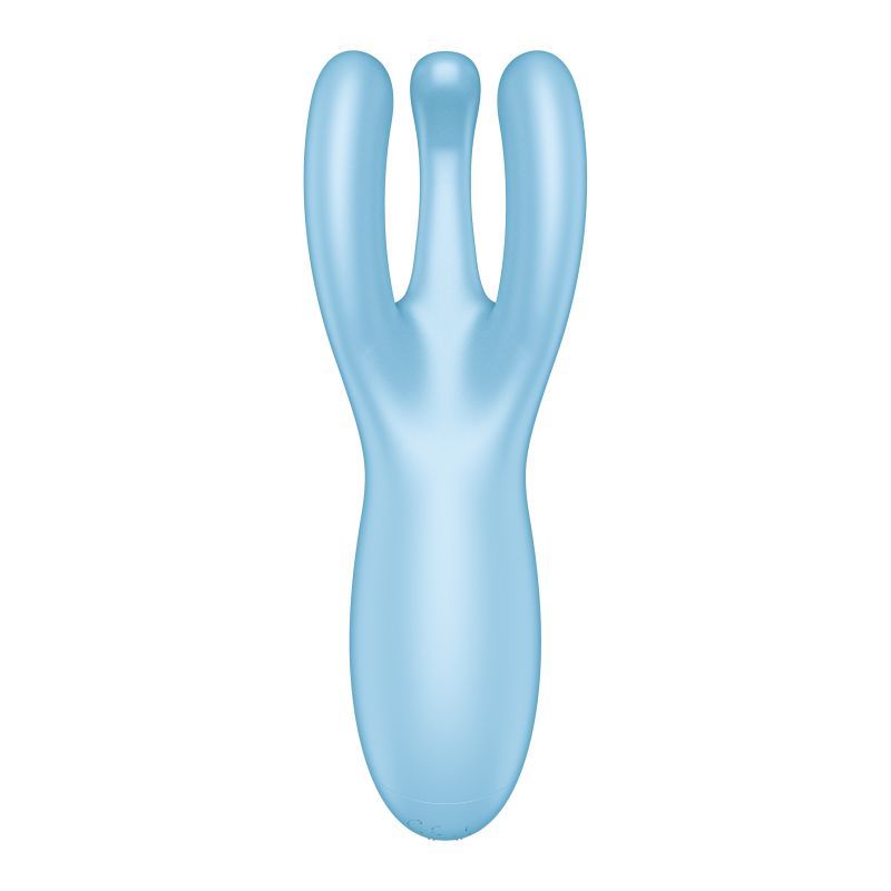 Satisfyer Threesome 4 Connect App Lay-On Vibrator Blue