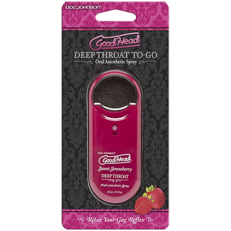 Goodhead To-Go Sweet Strawberry – Flavored Oral Spray 9ml > Lube > Oral Gels & Sprays