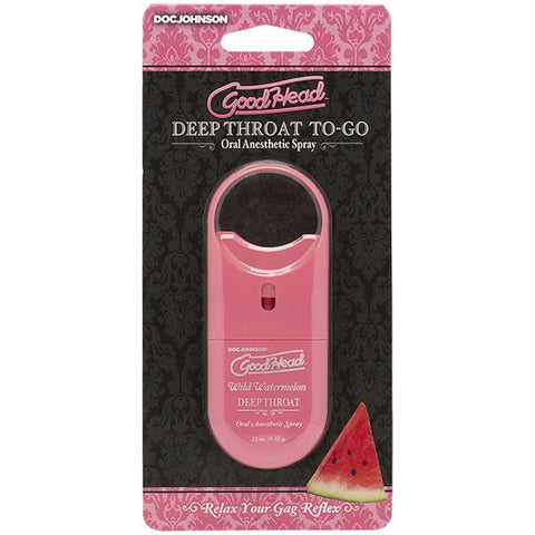GoodHead To Go Deep Throat Spray (Wild Watermelon) – Erotic Food and Edible Spray Oral Gels & Sprays