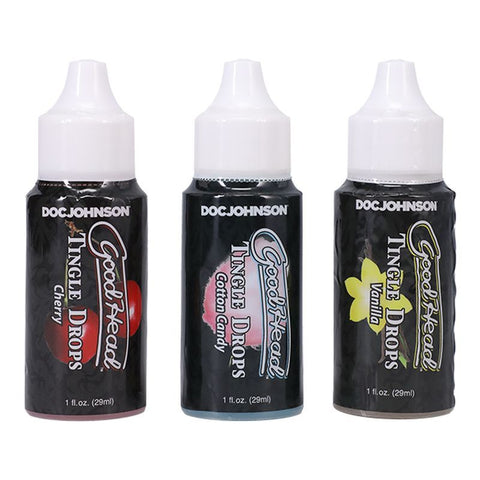 Goodhead Tingle Drops Cherry Candy and Vanilla 3 Piece Set > Relaxation Zone > Edible Treats