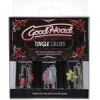 Goodhead Tingle Drops Cherry Candy and Vanilla 3 Piece Set 29ml ea > Lube > Oral Gels & Sprays