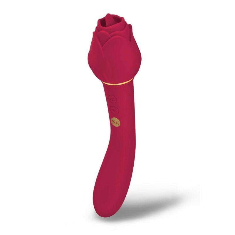Secret Kisses Rosegasm Lingo 20.3cm Dual-ended Stimulator > Sex Toys For Ladies > Rose Stimulators