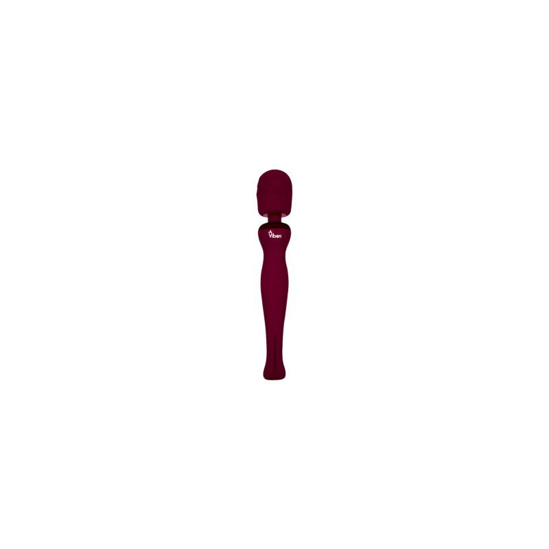 Viben Sultry Rechargeable Wand Massager in Ruby Electric Massager