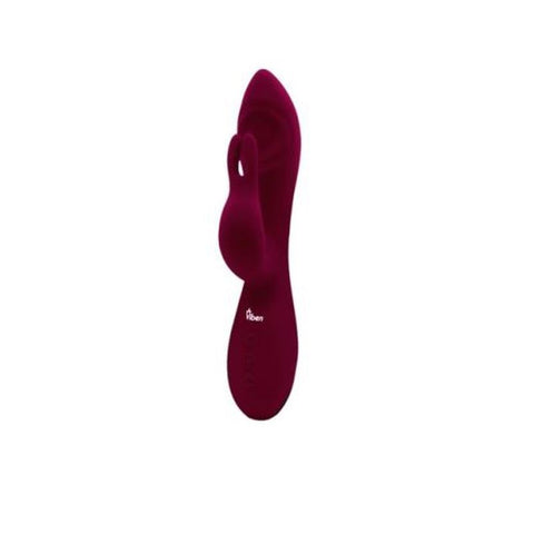 Viben Pzazz Rechargeable Thumping Rabbit Ruby Adult Sex Toy Red VIBRATORS-RABBIT