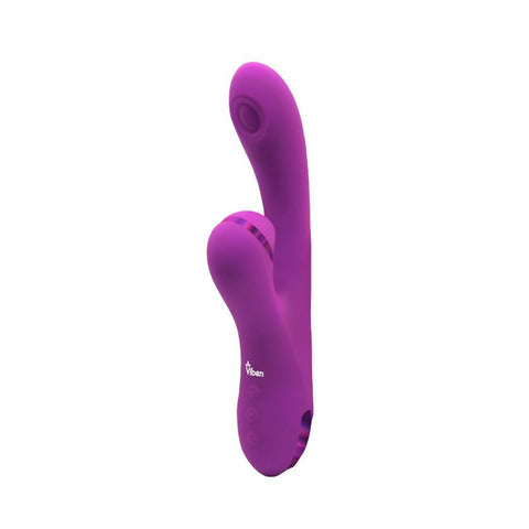 Viben Dazzle Rechargeable Thumping Rabbit in Berry Purple VIBRATORS-RABBIT