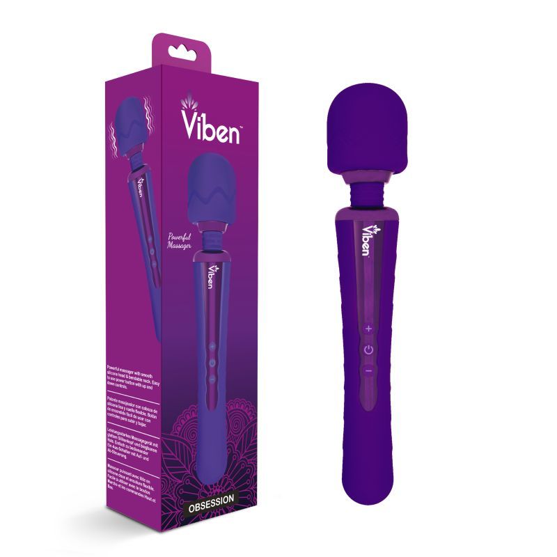 Viben Obsession Wand Massager Violet > Sex Toys > Massage Wands